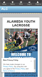 Mobile Screenshot of alamedalacrosse.com